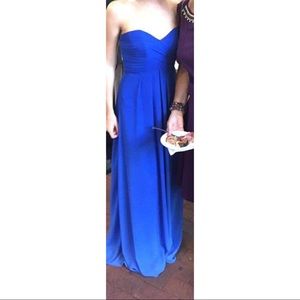 Blue Bridesmaid dress or prom gown